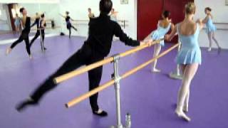 Ballet Class with Trockadero Star Dancer Raffaele Morra Part2 [upl. by Ayotahc926]