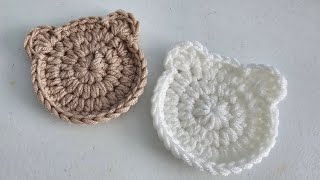 🔴Como hacer POSAVASOS a Crochet🐻  Teddy bear  Crochetips [upl. by Absalom]