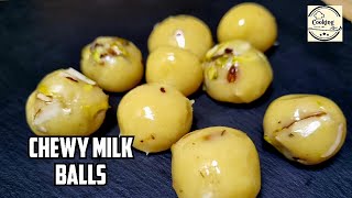 Instant Chewy Sweet Milk Balls  Quick amp easy Recipe [upl. by Wendeline]