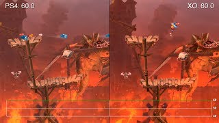 Rayman Legends PS4 vs Xbox One FrameRate Tests [upl. by Adnahsor]