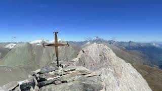 Monte Maniglia 3177 m  Confine ItaliaFrancia Vista dalla vetta Con Mountainlover87 [upl. by Sirrep]