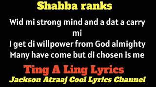 Shabba Ranks Ting A Ling Lyrics jacksonatraajcoollyrics7582 [upl. by Brittany]