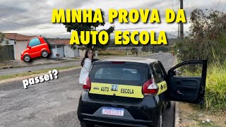 MINHA PROVA DA AUTO ESCOLA VLOG  passei ou não🥺 [upl. by Serilda]