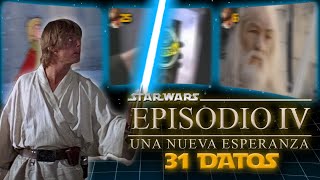 31 DATOS ALUCINANTES DE STAR WARS UNA NUEVA ESPERANZA [upl. by Vyky522]