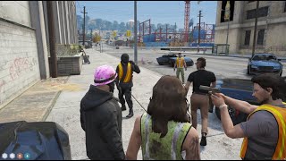 Cypress Sanitation Crew Confronts Suspicious Aura Man  NoPixel 40  GTA RP [upl. by Eimac205]