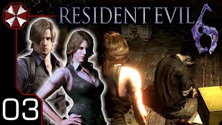 RESIDENT EVIL 6 ☣️ 03 • Campus Chaos Zombies [upl. by Aryamo605]