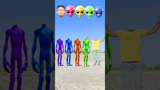 red green blue amp purple alien dancing and deepu sakha Correct headmatching gameMagical video funy [upl. by Lipcombe851]