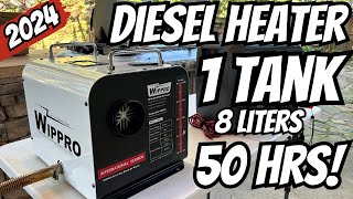 This Changes Everything Again 2024 WIPPRO Diesel Heater  CRAZY Fuel efficiency and NO ticking [upl. by Myrna612]