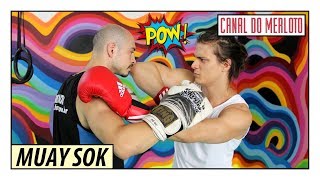 ESTILO DE MUAY THAI MUAY SOK  LUTAR COM COTOVELADAS [upl. by Assila]