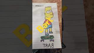 I drew Bart Simpson [upl. by Nahbois]