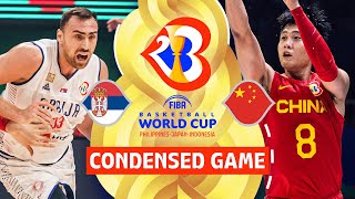 Serbia 🇷🇸 vs China 🇨🇳  Full Game Highlights  FIBA Basketball World Cup 2023 [upl. by Antonietta352]