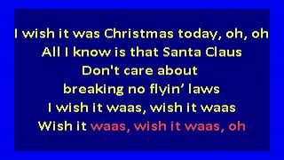 Julian Casablancas  Wish It Was Christmas Today karaoke [upl. by Ayit54]