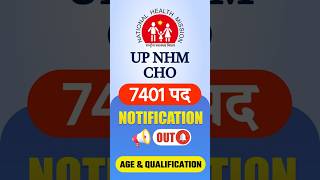 NHM UP CHO Recruitment 2024  Community Health Officer Vacancy  Apply Now [upl. by Lednar]