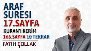 Araf suresi 17sayfa dinle oku Fatih Çollak Araf suresi 138 143 ayetler Kuranı Kerim 166sayfa [upl. by Anema]