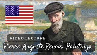 IMPRESSIONIST Pierre Auguste RENOIR TOP PAINTINGS presented in American museums Cannes in the USA [upl. by Anidualc]