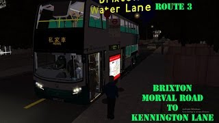 Omsi 2 The South London Project Beta 3 Brixton Morval Road to Kennington Lane Enviro 500 MMC [upl. by Attenra]