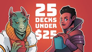 25 Commander Decks Under 25 [upl. by Jakoba616]