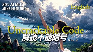 AI音楽「Uncrackable Code アンクラッカブルコード」英語版 Ver2 オリジナル曲 シュタインズ・ゲートのイメージソング anime sunoai suno アニソン [upl. by Theall395]