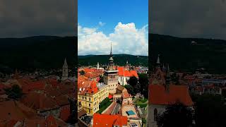 Sighisoara Citadel Romania  where was Dracula Vlad Tepes born [upl. by Noyek]