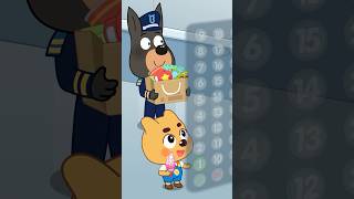 Kids Learn Elevator Safety Rules sherifflabrador shorts [upl. by Notsuoh]