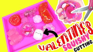 Mixing Cute Squishies and Slime Together into One Bowl Valentines Day [upl. by Meluhs261]