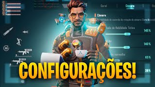 MELHORES CONFIGURAÇÕES ATUALIZADAS 🔥 Sensibilidade Hud Dicas [upl. by Bosson985]