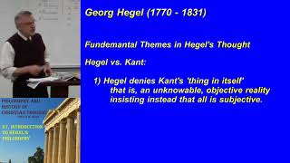 61 Introduction to Georg Hegels Philosophy [upl. by Odnolor]