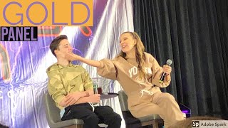 Millie Bobby Brown amp Noah Schnapp GOLD PANEL Stranger Con 2019 [upl. by Watt307]