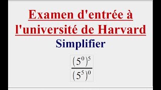 Examen dentrée à luniversité de Harvard [upl. by Nylecsoj]