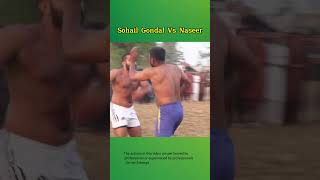 Best Fight Between Sohail Anwar Gondal Vs Naseer At Gujrat Royal Fans kabaddi youtubeshorts [upl. by Zavala]