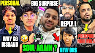 CG Owner REPLY🚨 SouL GOBLIN  Big SURPRISE😱 Spower LEAVING New ORG‼️Hector Reply OMEGA😳 Sid REVEAL [upl. by Garceau]