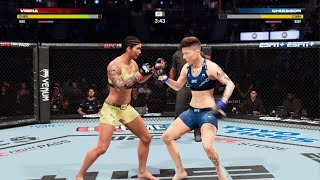 Ketlen Vieira Vs Macy Chiasson  UFC 5 [upl. by Anohsal]