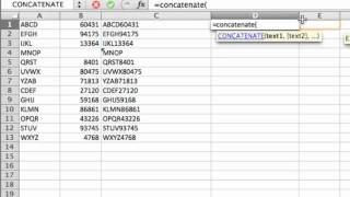 How to merge data from two different columns in Excel [upl. by Lovett612]