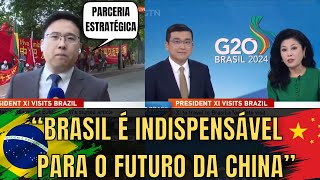 Tv Chinesa Fala Da Importância Do Brasil G20 [upl. by Faxen]