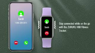 Stay connected with the ZURURU H98 fitness tracker [upl. by Lyndon]