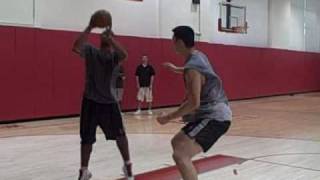 Yao Ming Workout 8242010  trashtalking Chuck Hayes [upl. by Zeuqcaj]