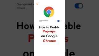 How to Allow Pop Ups on Google Chrome [upl. by Ettenhoj]