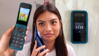 gen z uses a FLIP PHONE for a week  get well series ep 1 [upl. by Aelrac]