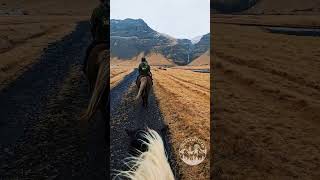 Epic Horseback Riding Adventure in Iceland’s Stunning Highlands Heading towards Irafoss Waterfall 🐎 [upl. by Attenauq475]