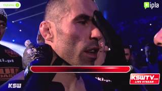 KSW31 Materla vs Drwal Walka nr 1 [upl. by Aihsiek]