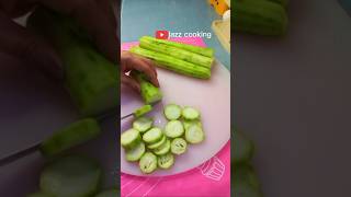 Loofah vegetables slicing satisfying asmrvideo [upl. by Madox832]