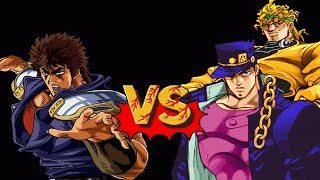 MUGEN  Kenshiro Vs Jotaro and Dio [upl. by Elyad]