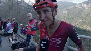 Egan Bernal  Interview at the finish  Stage 6  Volta Ciclista a Catalunya 2024 [upl. by Allez]