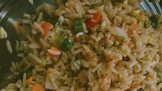 egg fried rice Tamil easy egg fried rice at home 5 mins egg rice [upl. by Leavelle]