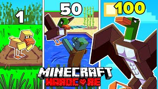 I Survived 1000 DAYS as a DUCK in HARDCORE Minecraft  Feathery Mobs Compilation [upl. by Hairehcaz]