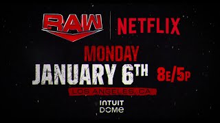 Raw on Netflix premiere from Intuit Dome in LA on Jan 6 2025 [upl. by Nial]