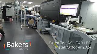 Durst Tau RSC 340 LED Install at Bakers [upl. by Eniamrehs]