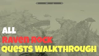 Skyrim SE All Raven Rock Quests Walkthrough [upl. by Ja]