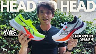 ASICS Magic Speed 4 VS Saucony Endorphin Speed 4  Which to Choose [upl. by Nahsaj]