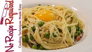 Spaghetti Carbonara  NoRecipeRequiredcom [upl. by Krause696]